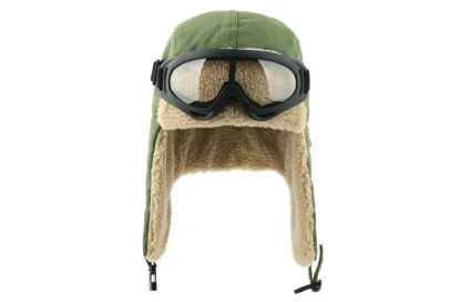 Ear Flap Aviator Hat with Goggles - Image 13
