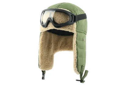 Ear Flap Aviator Hat with Goggles - Image 12