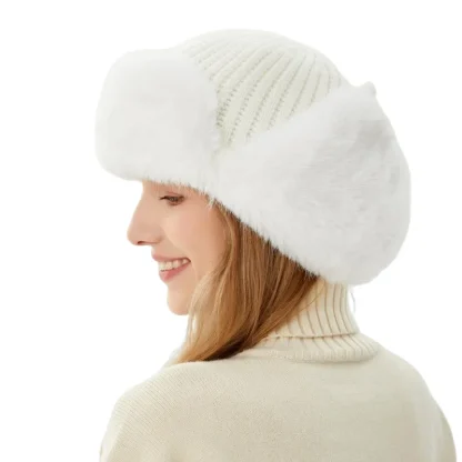 Cozy Ushanka with Fluffy Ear Flaps - Image 3