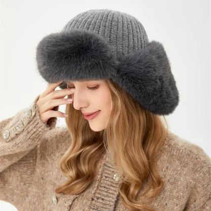 Cozy Ushanka with Fluffy Ear Flaps - Image 13