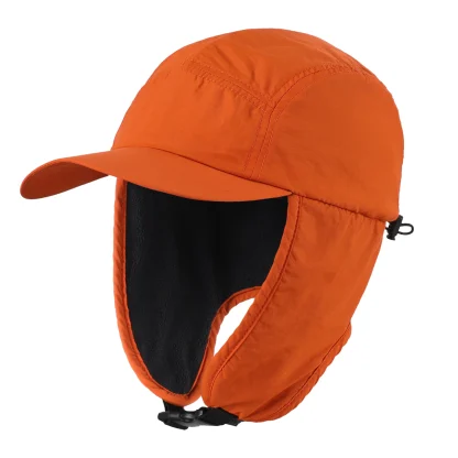 Aviator Hat with Brim and Ear Flaps - Image 10
