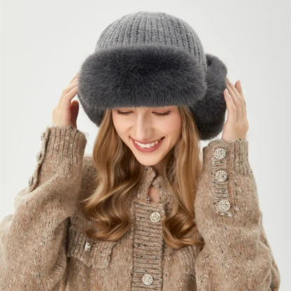 Cozy Ushanka with Fluffy Ear Flaps - Image 11