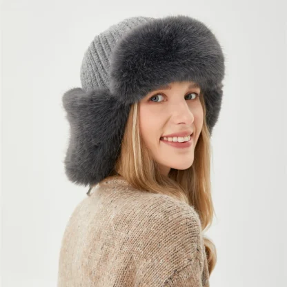 Cozy Ushanka with Fluffy Ear Flaps - Image 12