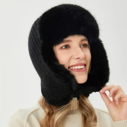Cozy Ushanka with Fluffy Ear Flaps - Image 15