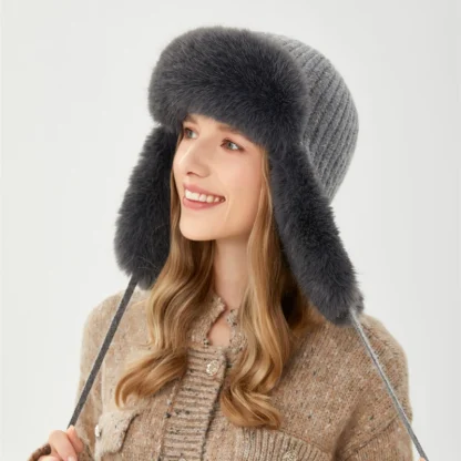 Cozy Ushanka with Fluffy Ear Flaps - Image 14