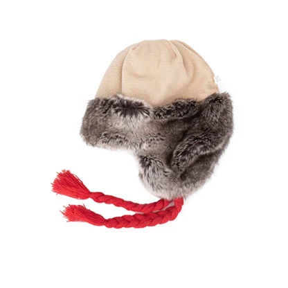 Knitted Ushanka with Pompom Top Design - Image 4