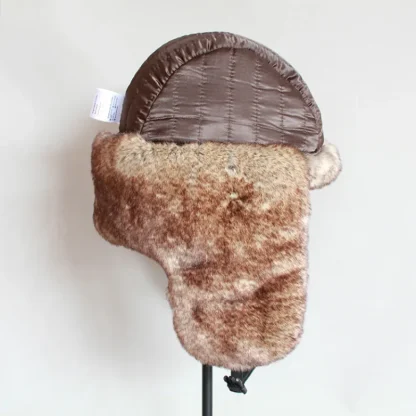 Thermal Buckled Ushanka with Faux Fur - Image 5