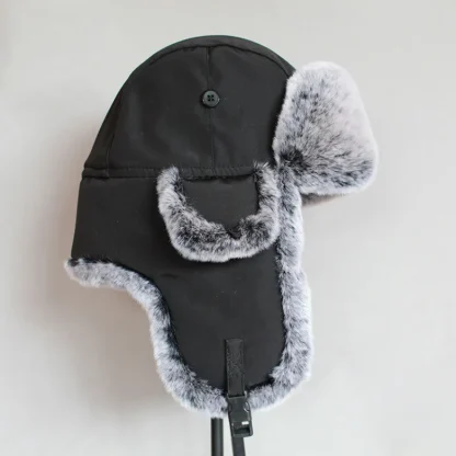 Thermal Buckled Ushanka with Faux Fur - Image 3