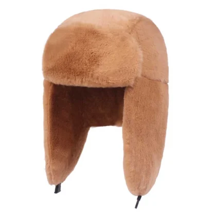 Casual Fluffy Trapper Hat with Buckle