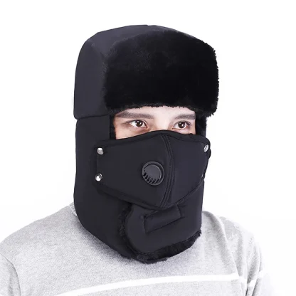 Full Covered Ushanka with Fleece Lined - Image 3