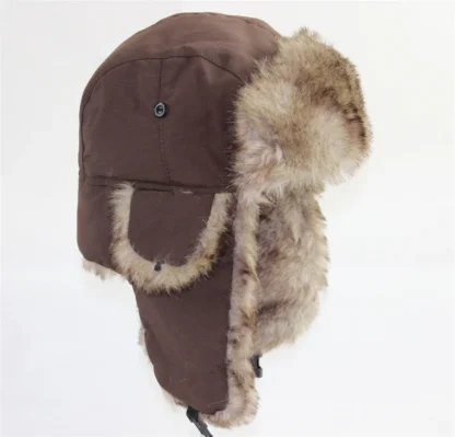 Water Resistant Aviator Hat with Thicken Ear Flaps - Image 5