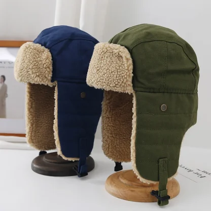 Insulated Casual Buckled Trapper Hats - Image 2