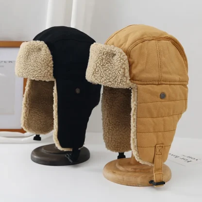 Casual Trapper Hat with Ear Flaps - Image 7