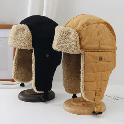 Insulated Casual Buckled Trapper Hats - Image 3