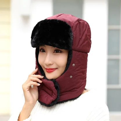 Full Covered Ushanka with Fleece Lined - Image 8