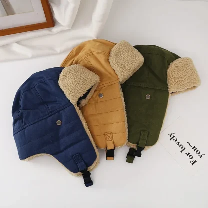 Casual Trapper Hat with Ear Flaps - Image 8