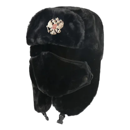 Soft and Warm Full Covered Face Aviator Hat - Image 9