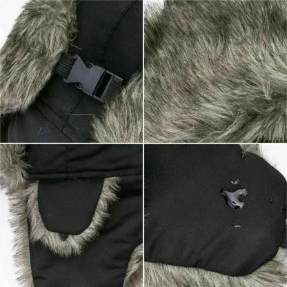 Water Resistant Aviator Hat with Thicken Ear Flaps - Image 8