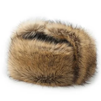 Versatile Flat Top Ushanka with Faux Fur