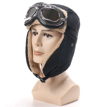 Casual Ushanka with Ear Flaps and Goggle - Image 15