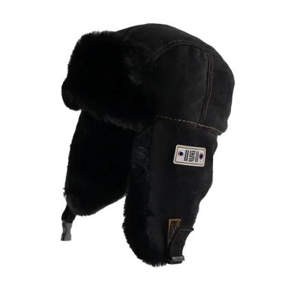 Adjustable Aviator Hat with Cozy Fleece - Image 4