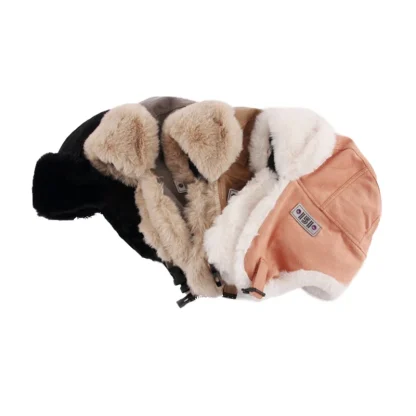 Adjustable Aviator Hat with Cozy Fleece - Image 5
