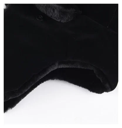 Solid Color Aviator Hat with Cozy Ear Flaps - Image 8