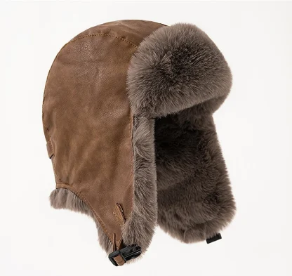 Thicken Warm Faux Fur Trapper Hat - Image 5