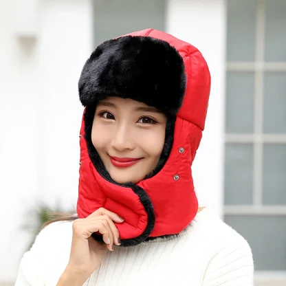 Full Covered Ushanka with Fleece Lined - Image 11