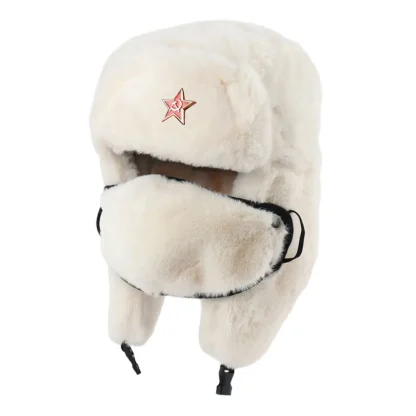Soft and Warm Full Covered Face Aviator Hat - Image 6