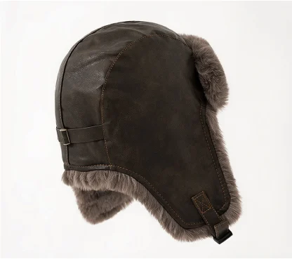 Thicken Warm Faux Fur Trapper Hat - Image 3