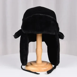 Solid Color Aviator Hat with Cozy Ear Flaps
