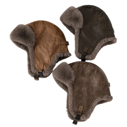 Thicken Warm Faux Fur Trapper Hat - Image 15