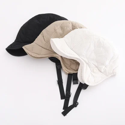 Reversible Aviator Hat with Brim - Image 7