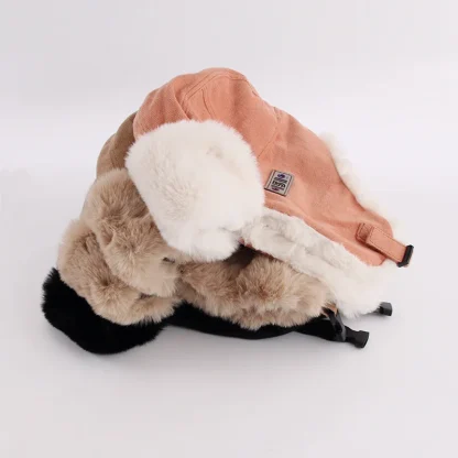 Adjustable Aviator Hat with Cozy Fleece - Image 9