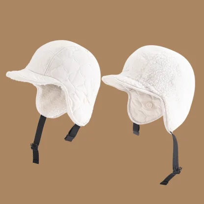 Reversible Aviator Hat with Brim - Image 5