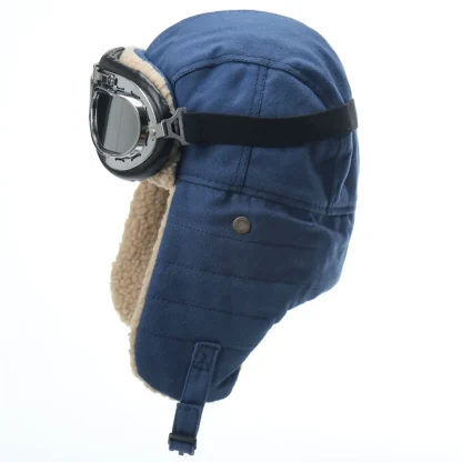 Casual Ushanka with Ear Flaps and Goggle - Image 5