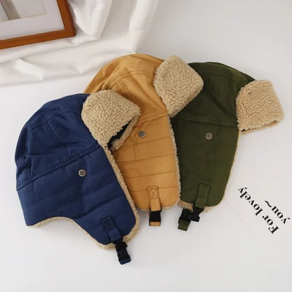 Insulated Casual Buckled Trapper Hats - Image 5