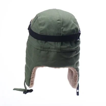 Casual Ushanka with Ear Flaps and Goggle - Image 3