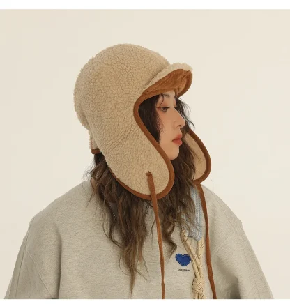 Versatile Thermal Trapper Hat with Brim - Image 6