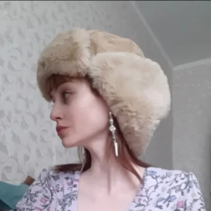 Adjustable Aviator Hat with Cozy Fleece - Image 10